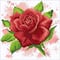 Crafting Spark Red Rose Field Diamond Painting Kit